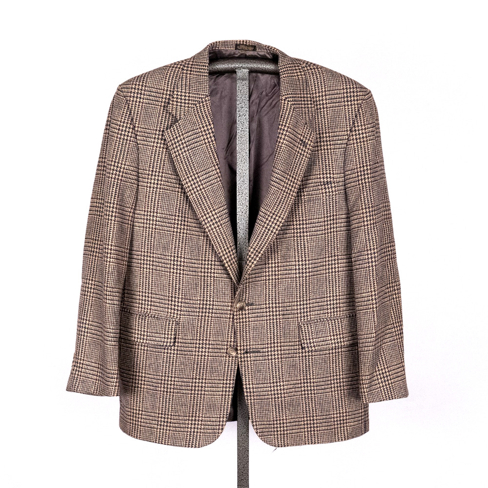 Vintage Eddie Bauer Classic Men's Wool Blazer Sport Coat Size 42 REG Made in USA
